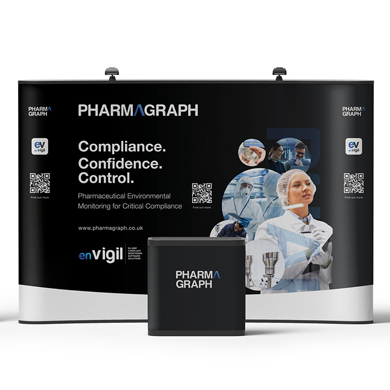 Pharmagraph Display wall